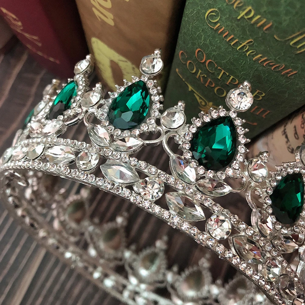 Bride Crown Wedding Headdress Fashion Headwear Round Green Silber Hochzeitshaar Krone Braut Accessories Prom Photos
Bride Crown Wedding Headdress Fashion Headwear Round Green Silber Hochzeitshaar Krone Braut Accessories Prom Photos