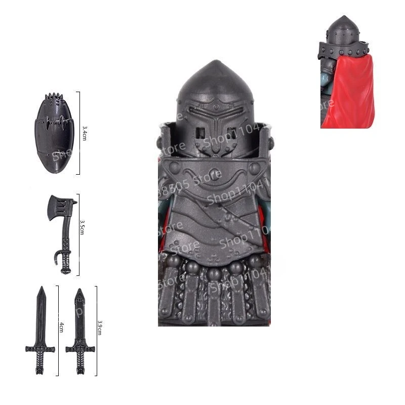 MOC New Medieval Doru Armored Forces Sci-fi Weapons Armor Assembly Building Blocks Little People Holiday Gift Ornaments
MOC New Medieval Doru Armored Forces Sci-fi Weapons Armor Assembly Building Blocks Little People Holiday Gift Ornaments
