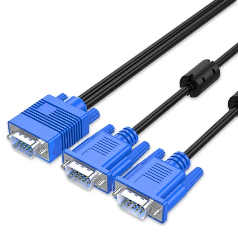Разветвитель VGA с одной точкой и двумя кабелями проектора для синхронизации компьютера HD-видео кабель-расширитель для телевизора Vga
Разветвитель VGA с одной точкой и двумя кабелями проектора для синхронизации компьютера HD-видео кабель-расширитель для телевизора Vga
