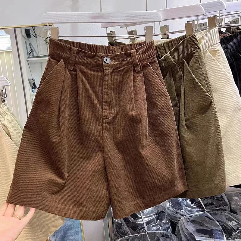 Вельветовые женские брюки трапециевидной формы с высокой талией в стиле ретро, повседневные ботинки «пять четвертей», осенне-зимняя верхняя одежда для похудения
Вельветовые женские брюки трапециевидной формы с высокой талией в стиле ретро, повседневные ботинки «пять четвертей», осенне-зимняя верхняя одежда для похудения