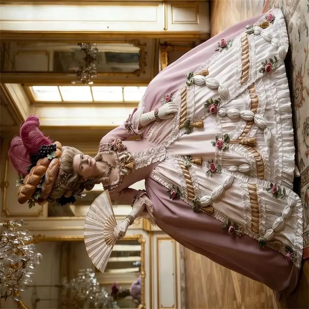 Robe A La Francaise Rococo Baroque Purple Pink Princess Dress Georgian Queen Marie Antoinette Venice Ball Gown
Robe A La Francaise Rococo Baroque Purple Pink Princess Dress Georgian Queen Marie Antoinette Venice Ball Gown