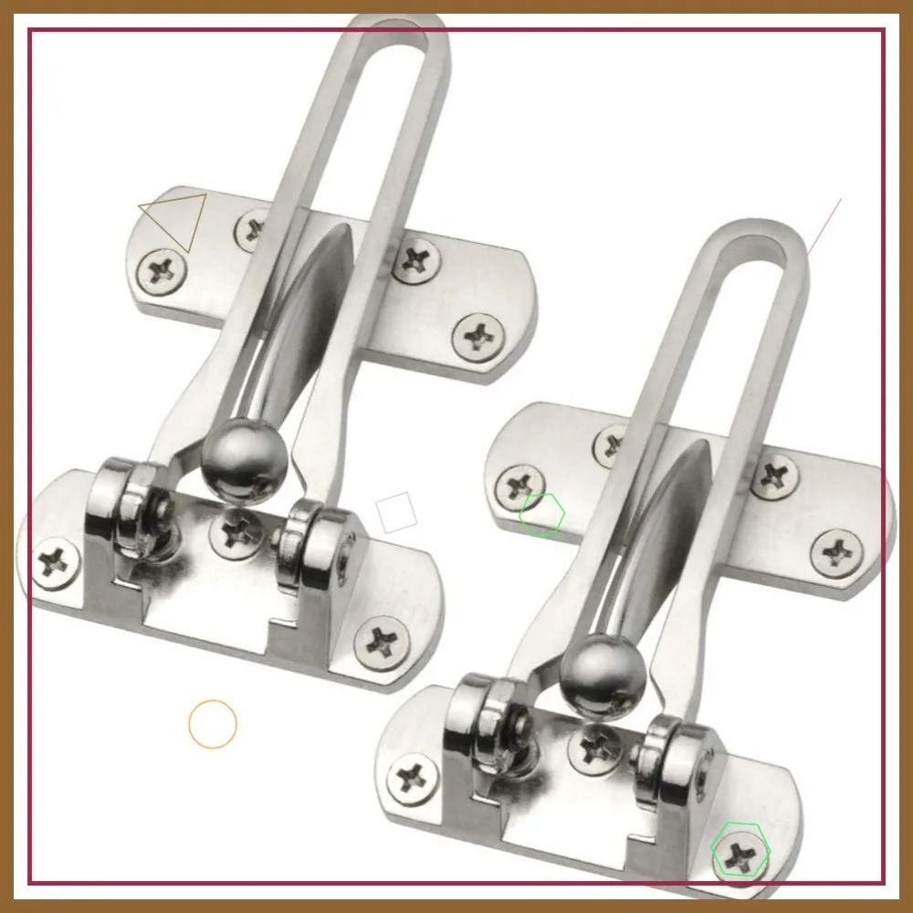 2 Pack Door Latch Guard for Kids, Home Security Lock for Swing-in Doors, Thicken Solid Aluminium Alloy, Satin Nickel
2 Pack Door Latch Guard for Kids, Home Security Lock for Swing-in Doors, Thicken Solid Aluminium Alloy, Satin Nickel
