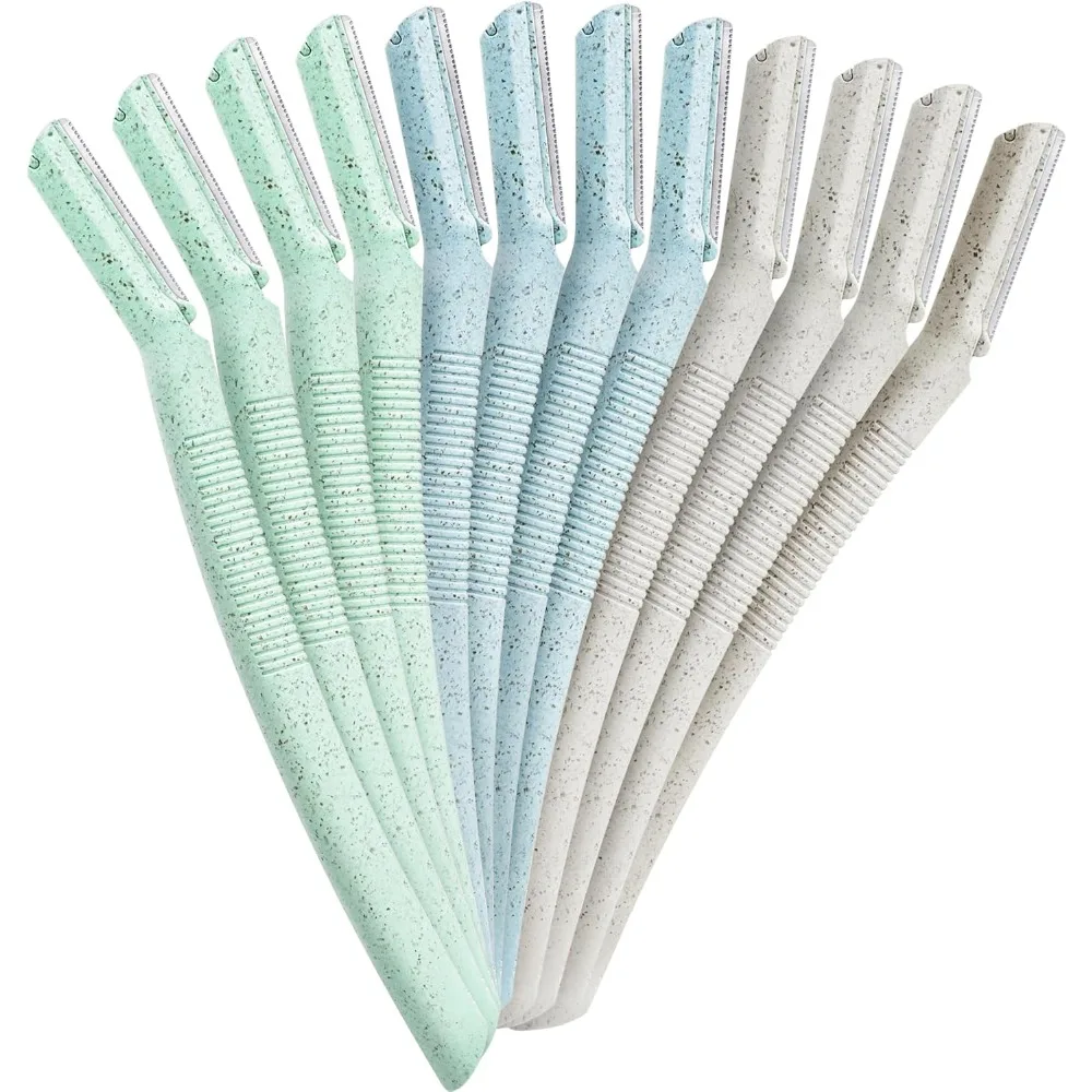 Eyebrow Razor for Women | Dermaplane Facial Razor for Face | Hair Trimmer Face Razor for Body Use | Multipurpose Facial Hair Removal Disposable Blades Eyebrow Shaper Tool - 12pcs
Eyebrow Razor for Women | Dermaplane Facial Razor for Face | Hair Trimmer Face Razor for Body Use | Multipurpose Facial Hair Removal Disposable Blades Eyebrow Shaper Tool - 12pcs