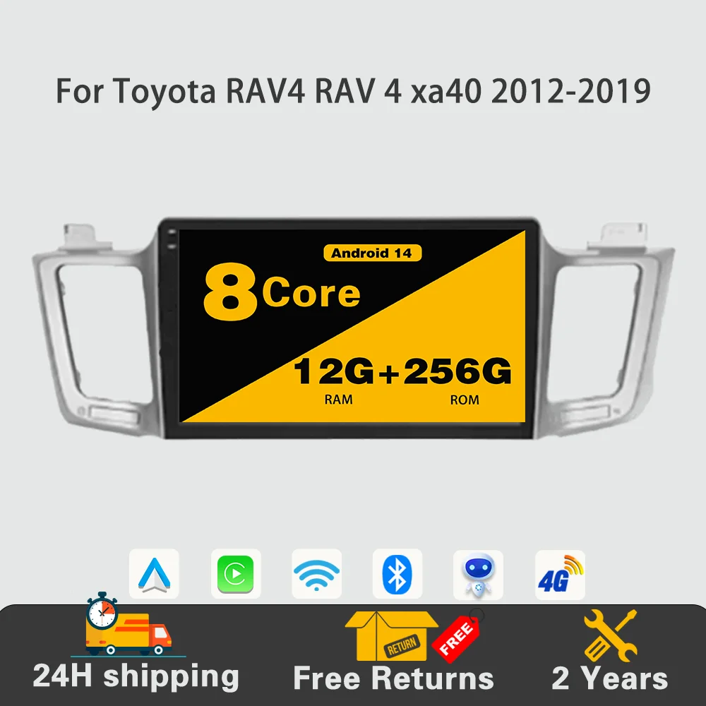 Android 14 Car Radio Multimedia Video Player GPS Carplay Auto NO 2DIN 4G autoradio 2 din For Toyota RAV4 RAV 4 xa40 2012-2019
Android 14 Car Radio Multimedia Video Player GPS Carplay Auto NO 2DIN 4G autoradio 2 din For Toyota RAV4 RAV 4 xa40 2012-2019