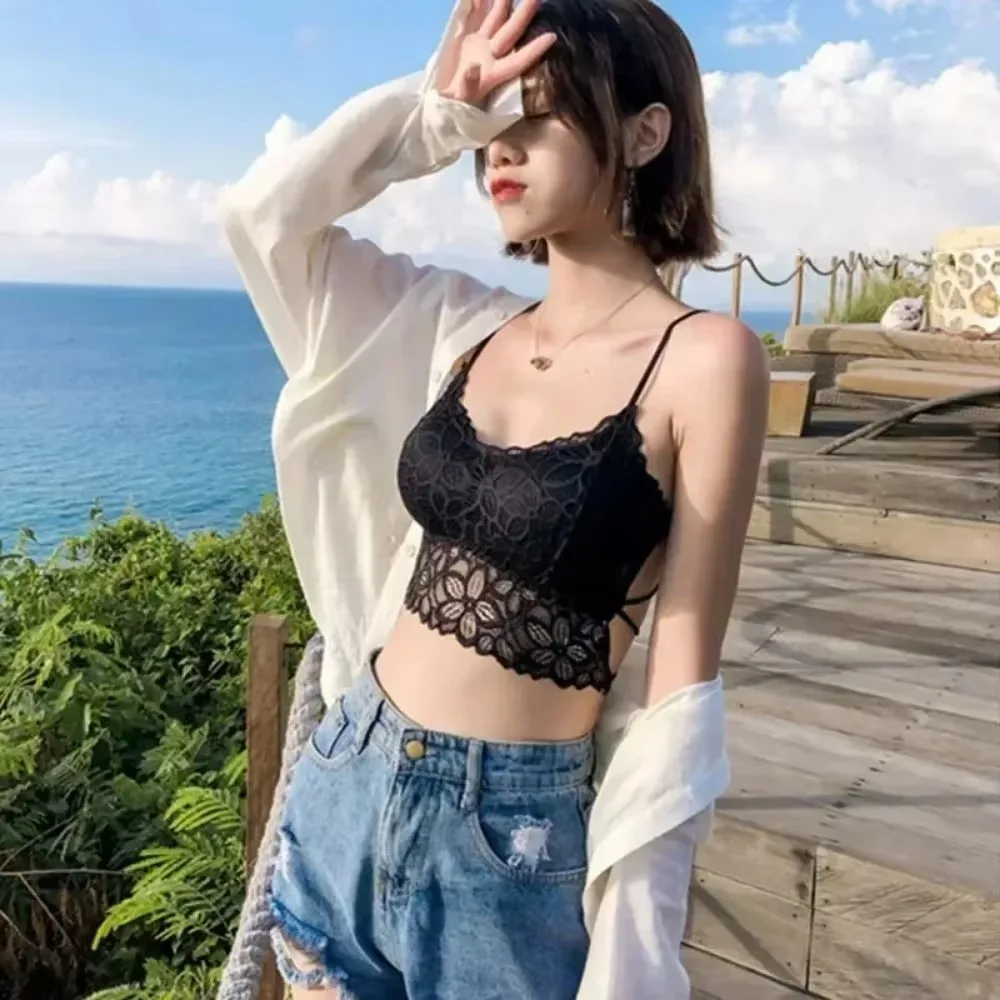 Women Push Up Sexy Lace Bra Crop Top Elastic Bralette Underwear Lingerie Full Cup Cross Cut Hollow Suspender Beautiful Back
Women Push Up Sexy Lace Bra Crop Top Elastic Bralette Underwear Lingerie Full Cup Cross Cut Hollow Suspender Beautiful Back