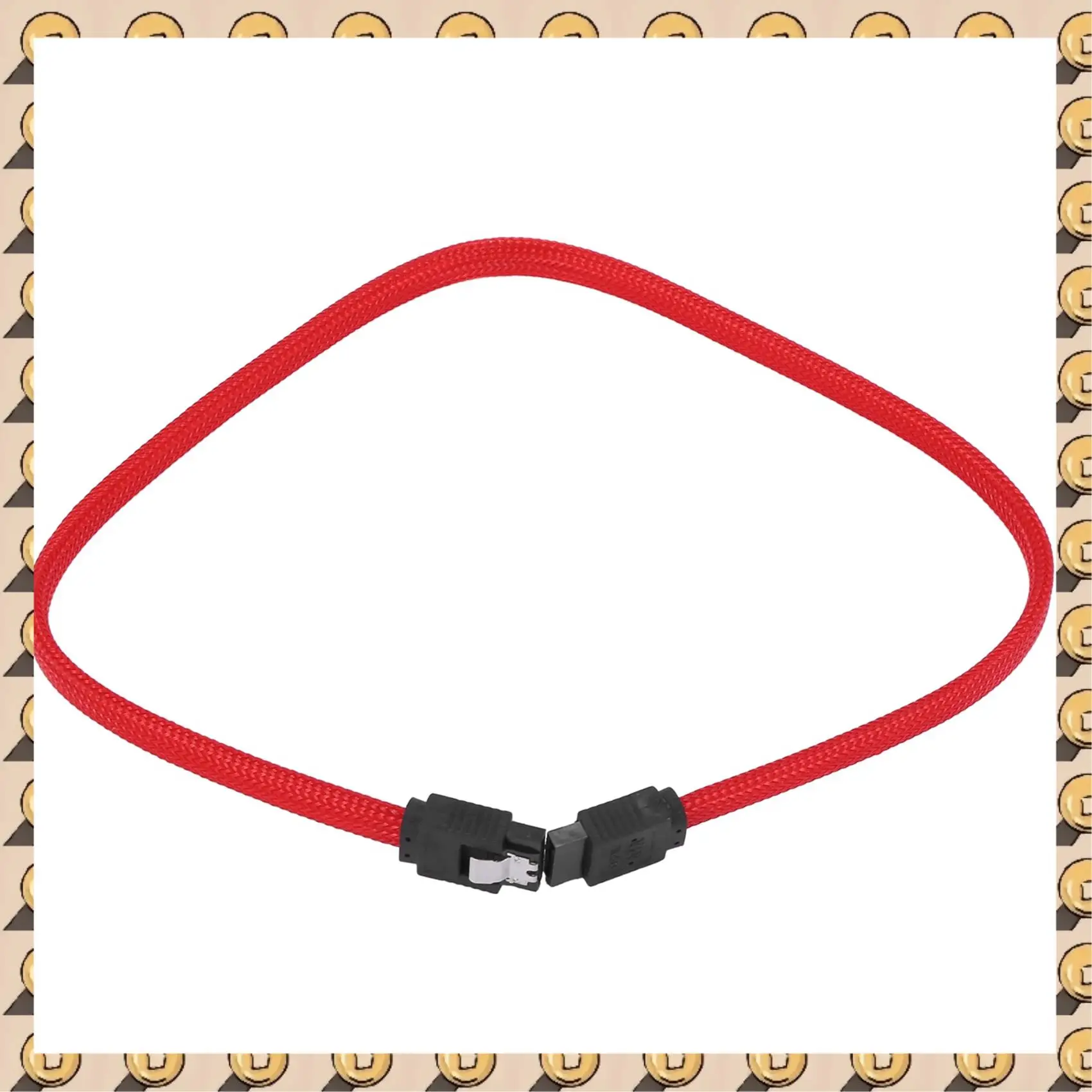A003 2X 50CM SATA 3.0 III SATA3 7Pin Data Cable 6Gb/S SSD Cables Hard Disk Data Cord With Nylon Sleeved Premium Version(Red)
A003 2X 50CM SATA 3.0 III SATA3 7Pin Data Cable 6Gb/S SSD Cables Hard Disk Data Cord With Nylon Sleeved Premium Version(Red)