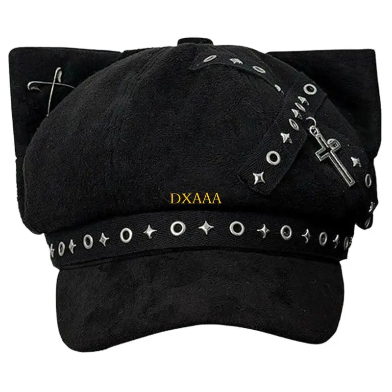 DXAA унисекс темный берет шляпа таксиста с петельками и кошачьими ушками шляпа художника для фотореквизита
DXAA унисекс темный берет шляпа таксиста с петельками и кошачьими ушками шляпа художника для фотореквизита