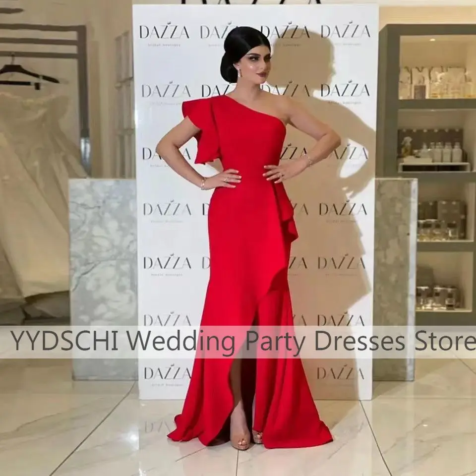 2025 Red Mermaid Evening Dresses One Shoulder Satin Split Dubai African Formal Club Party Gowns Prom Dress Vestidos De Fiesta
2025 Red Mermaid Evening Dresses One Shoulder Satin Split Dubai African Formal Club Party Gowns Prom Dress Vestidos De Fiesta