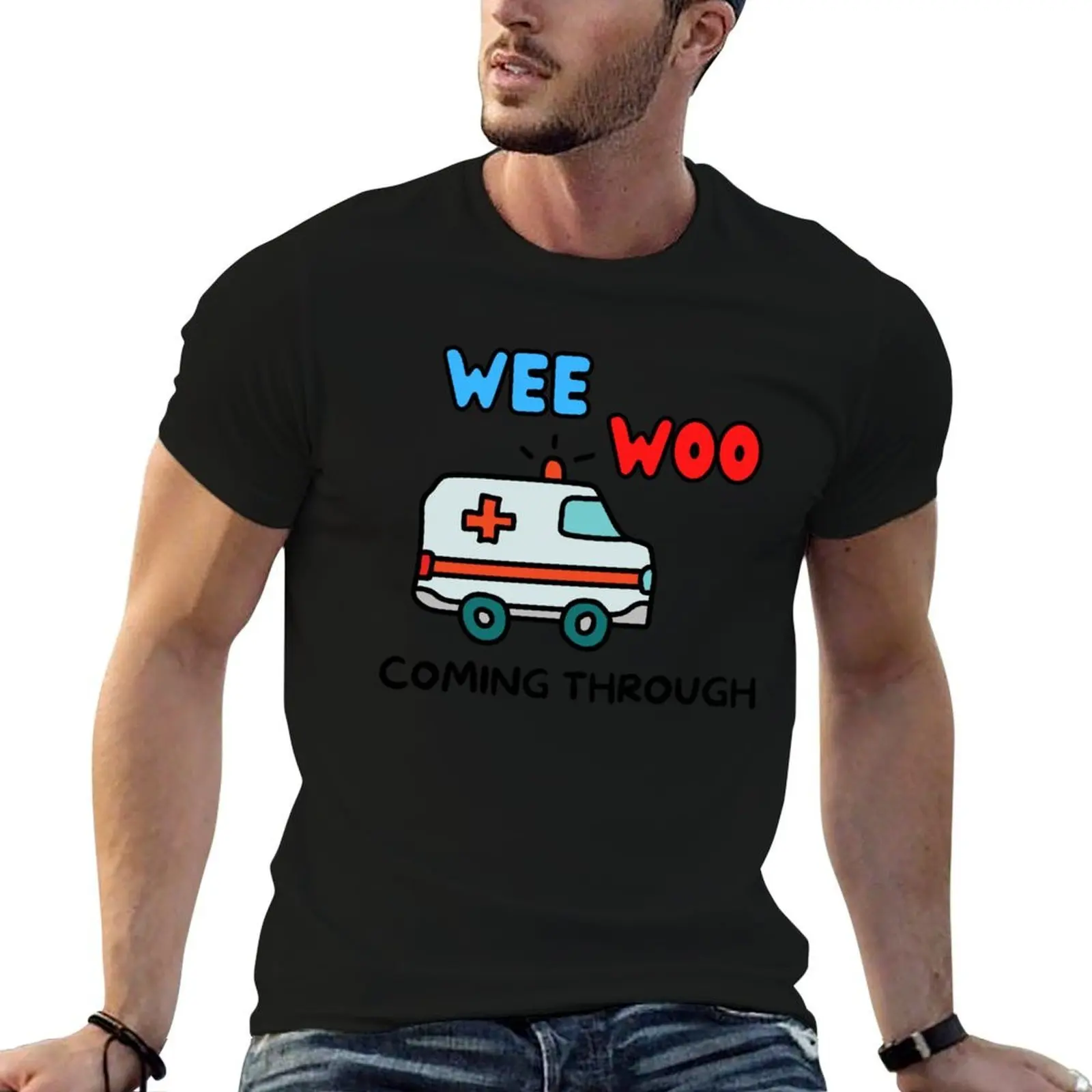 Wee Woo Ambulance T-Shirt man t shirt cotton high quality man t shirts graphic t shirts for man cotton soft T-shirt
Wee Woo Ambulance T-Shirt man t shirt cotton high quality man t shirts graphic t shirts for man cotton soft T-shirt