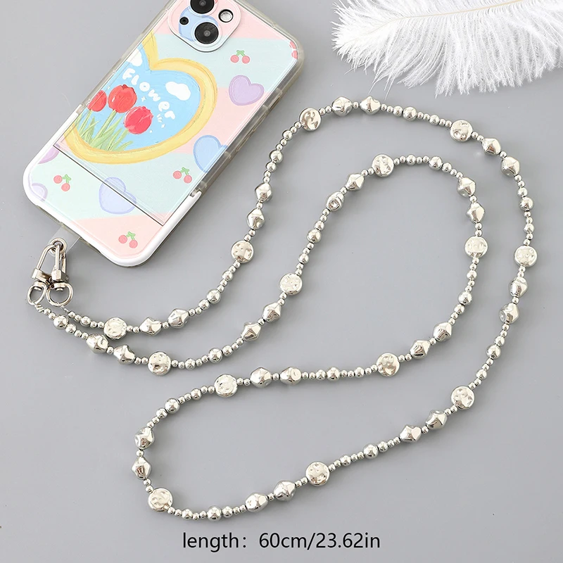 1PC 60CM Love Heart Pearl Phone Lanyard Crossbody Neck Strap Hands Free Charm Chain Cute Trendy Accessories Gift
1PC 60CM Love Heart Pearl Phone Lanyard Crossbody Neck Strap Hands Free Charm Chain Cute Trendy Accessories Gift