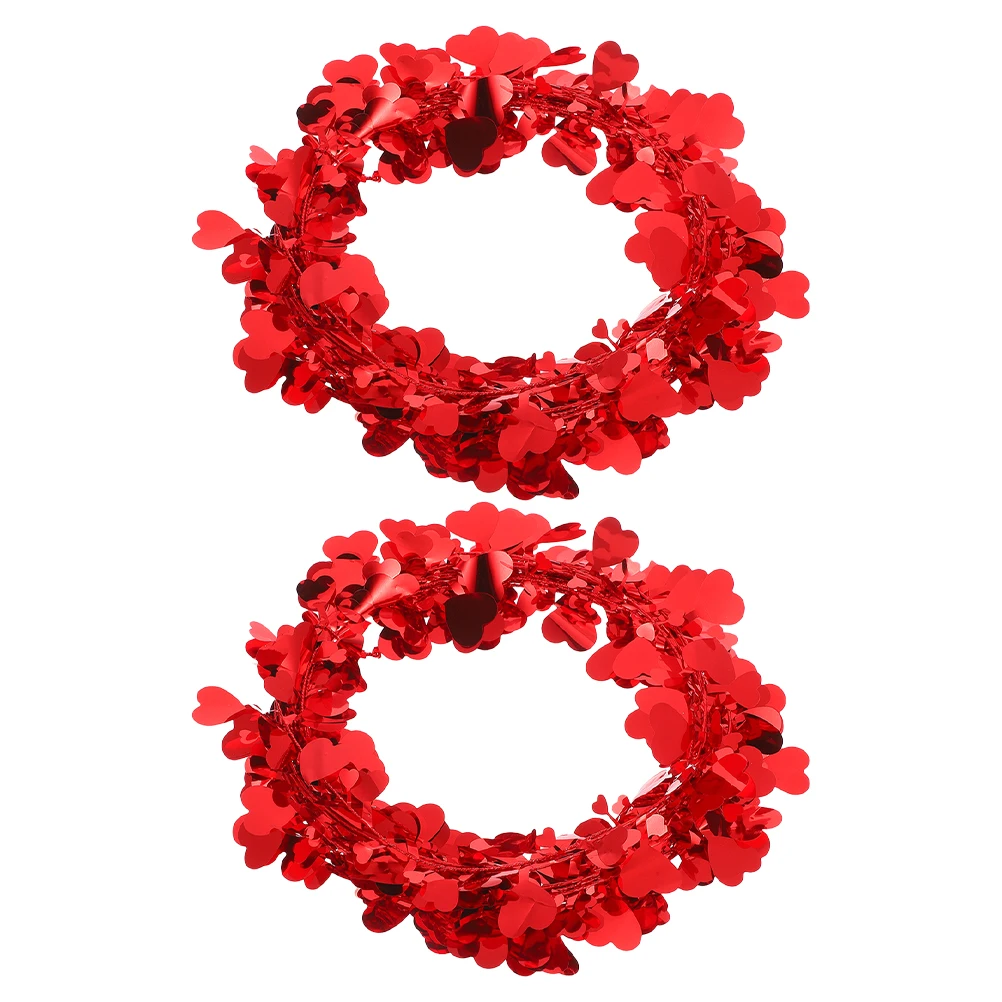 2 Pcs Red Heart Valentine Valentine'S Day Heart Shaped nament Wedding Decor Heart Shaped nament Indoor Wreath
2 Pcs Red Heart Valentine Valentine'S Day Heart Shaped nament Wedding Decor Heart Shaped nament Indoor Wreath