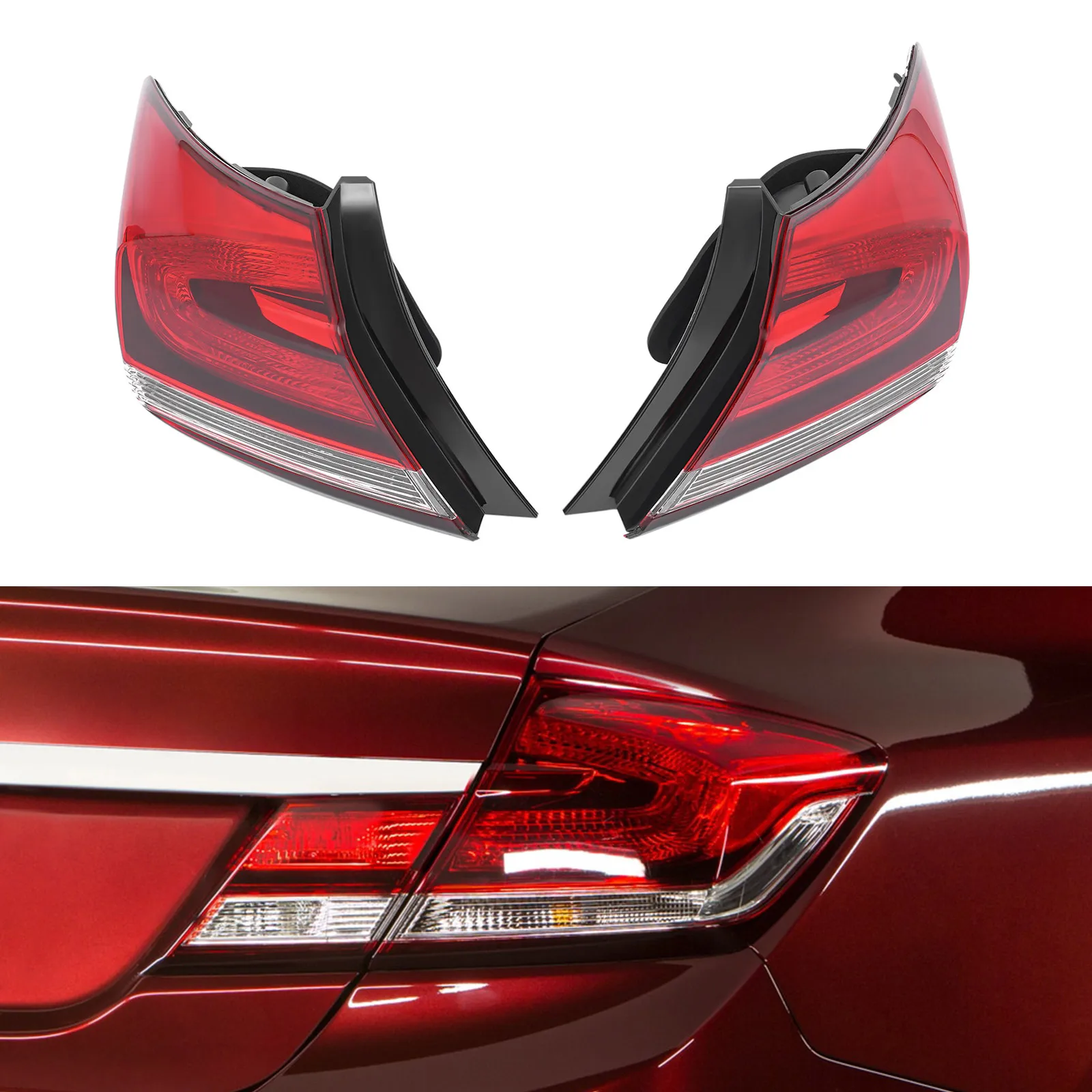 Pair Tail Light Set For 2013 2014 2015 Honda Civic Sedan Left Right Rear Lamps OEM 33550TR0A51
Pair Tail Light Set For 2013 2014 2015 Honda Civic Sedan Left Right Rear Lamps OEM 33550TR0A51