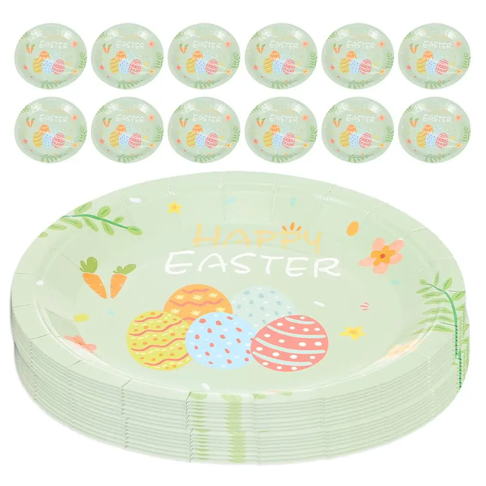 48pcs Paper 7 Inch Disposable Party Tableware Easter Food Holiday Fruit Plates Round Shape Cake Plates Safe
48pcs Paper 7 Inch Disposable Party Tableware Easter Food Holiday Fruit Plates Round Shape Cake Plates Safe