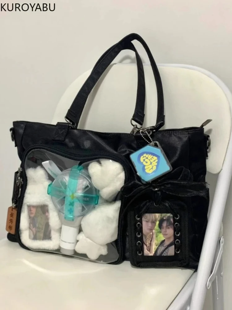 Y2k Harajuku Shoulder Bag for Women Korean Transparent Bag School Crossbody Bag Female Japanese Designer Handbags Preppy Style
Y2k Harajuku Shoulder Bag for Women Korean Transparent Bag School Crossbody Bag Female Japanese Designer Handbags Preppy Style
