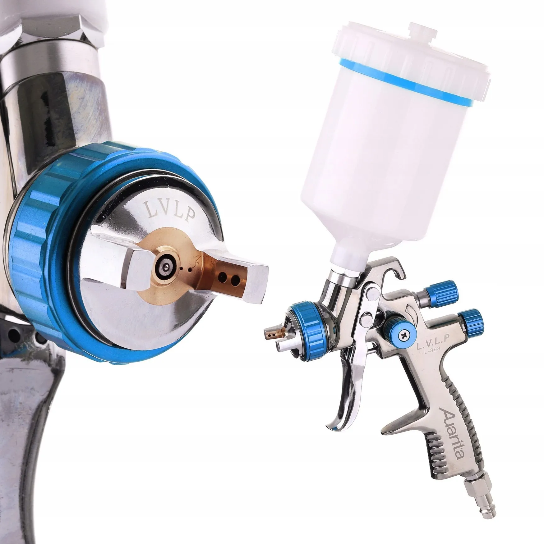 AUARITA paint gun made in LVLP technology 1.3tip 600ml cup
AUARITA paint gun made in LVLP technology 1.3tip 600ml cup