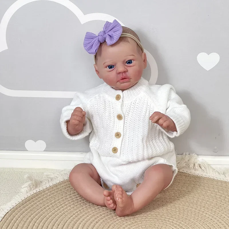 Реалистичная кукла Reborn Baby с мягким телом 50 см и 3D-кожей, многослойная картина с видимыми венами, мягкая на ощупь кукла, подарки
Реалистичная кукла Reborn Baby с мягким телом 50 см и 3D-кожей, многослойная картина с видимыми венами, мягкая на ощупь кукла, подарки