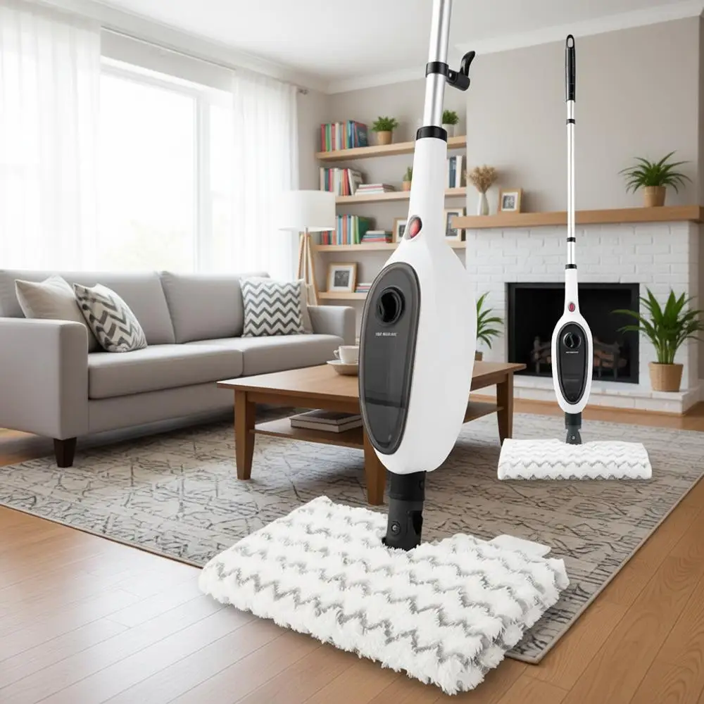 Двусторонняя паровая швабра для быстрой уборки пола - многофункциональный очиститель 10-в-1 для дома
Двусторонняя паровая швабра для быстрой уборки пола - многофункциональный очиститель 10-в-1 для дома