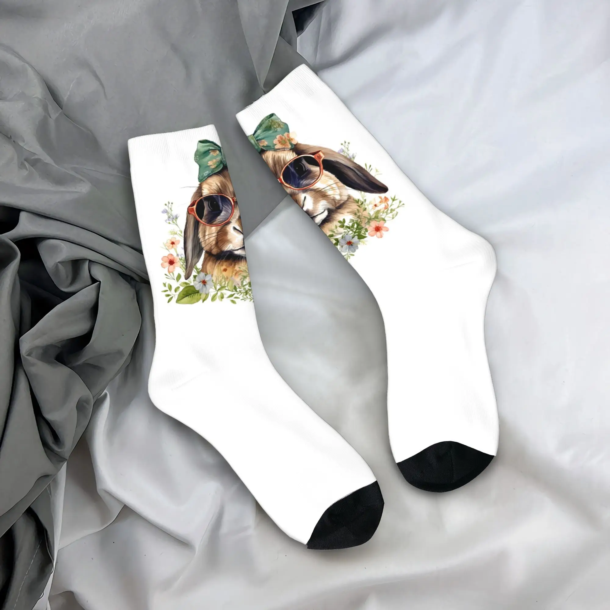 Всесезонные пасхальные кролики с солнцезащитными очками, носки с забавным дизайном, чулки в стиле Харадзюку, спортивные носки средней длины, мягкие рождественские подарки
Всесезонные пасхальные кролики с солнцезащитными очками, носки с забавным дизайном, чулки в стиле Харадзюку, спортивные носки средней длины, мягкие рождественские подарки