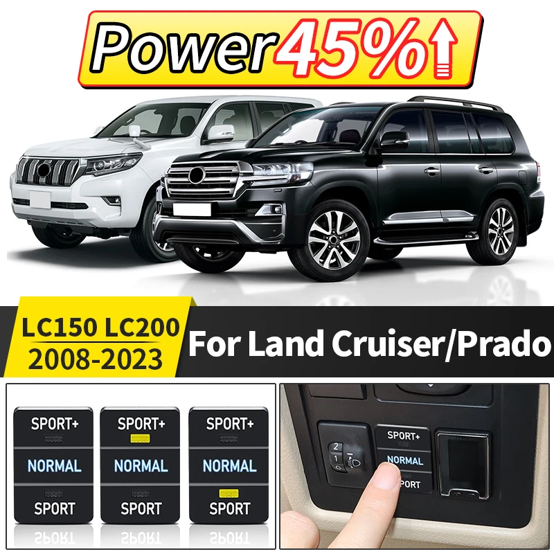 Sport Power Module Throttle Accelerator For 2008-2023 Toyota Land Cruiser 200 Prado 150 Lc150 LC200 Modification Accessories
Sport Power Module Throttle Accelerator For 2008-2023 Toyota Land Cruiser 200 Prado 150 Lc150 LC200 Modification Accessories