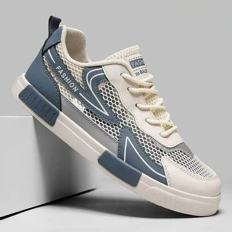 Men's Summer New Breathable Thin Mesh Anti-slip Skate Shoes Casual Lightweight Comfortable Slip-on Rubber Outsole round Toe
Men's Summer New Breathable Thin Mesh Anti-slip Skate Shoes Casual Lightweight Comfortable Slip-on Rubber Outsole round Toe
