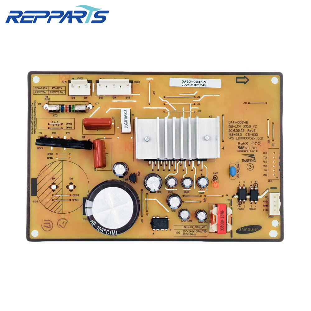 Новая плата схемы DA92-00459E DA41-00814B/C, плата управления для Samsung, холодильник, материнская плата, детали морозильной камеры
Новая плата схемы DA92-00459E DA41-00814B/C, плата управления для Samsung, холодильник, материнская плата, детали морозильной камеры