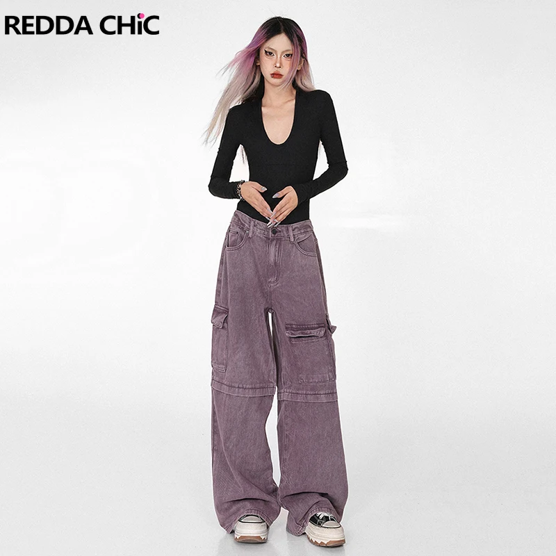 Женские винтажные свободные джинсы REDDACHiC, широкие брюки-карго в стиле 90-х с несколькими карманами, однотонные мешковатые джинсы с эластичным поясом, уличная одежда в стиле хип-хоп
Женские винтажные свободные джинсы REDDACHiC, широкие брюки-карго в стиле 90-х с несколькими карманами, однотонные мешковатые джинсы с эластичным поясом, уличная одежда в стиле хип-хоп