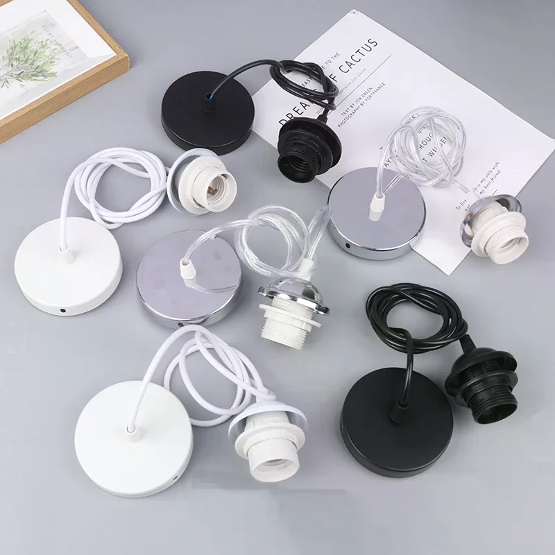 Ретро-держатель для подвесного светильника E27 с проводом 1м/1.5м, патрон для потолочного светильника, основание для подвесных ламп
Ретро-держатель для подвесного светильника E27 с проводом 1м/1.5м, патрон для потолочного светильника, основание для подвесных ламп