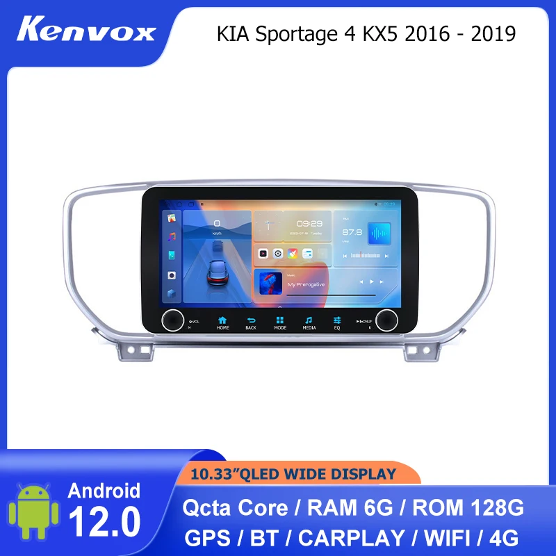 10.33" Android Car Radio for KIA Sportage 4 KX5 2016-2019 Stereo Multimedia Video Player Carplay GPS Navigation Head Unit 2 Din
10.33" Android Car Radio for KIA Sportage 4 KX5 2016-2019 Stereo Multimedia Video Player Carplay GPS Navigation Head Unit 2 Din