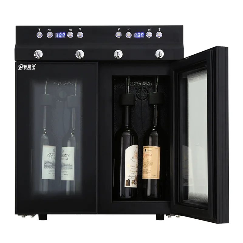 SC-4 double temperature constant temperature preservation commercial wine refrigerated red wine dispenser
SC-4 double temperature constant temperature preservation commercial wine refrigerated red wine dispenser