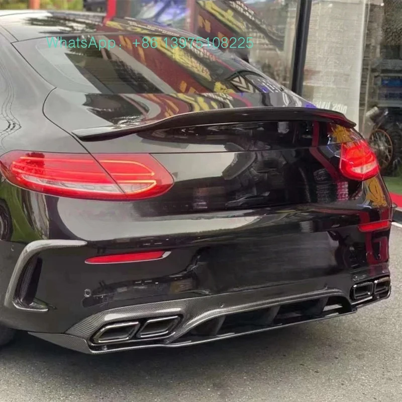 Auto Part SPS Carbon Fiber Rear Bumper Lip Diffuser C Class W205 C63 Sport 2015-2019
Auto Part SPS Carbon Fiber Rear Bumper Lip Diffuser C Class W205 C63 Sport 2015-2019