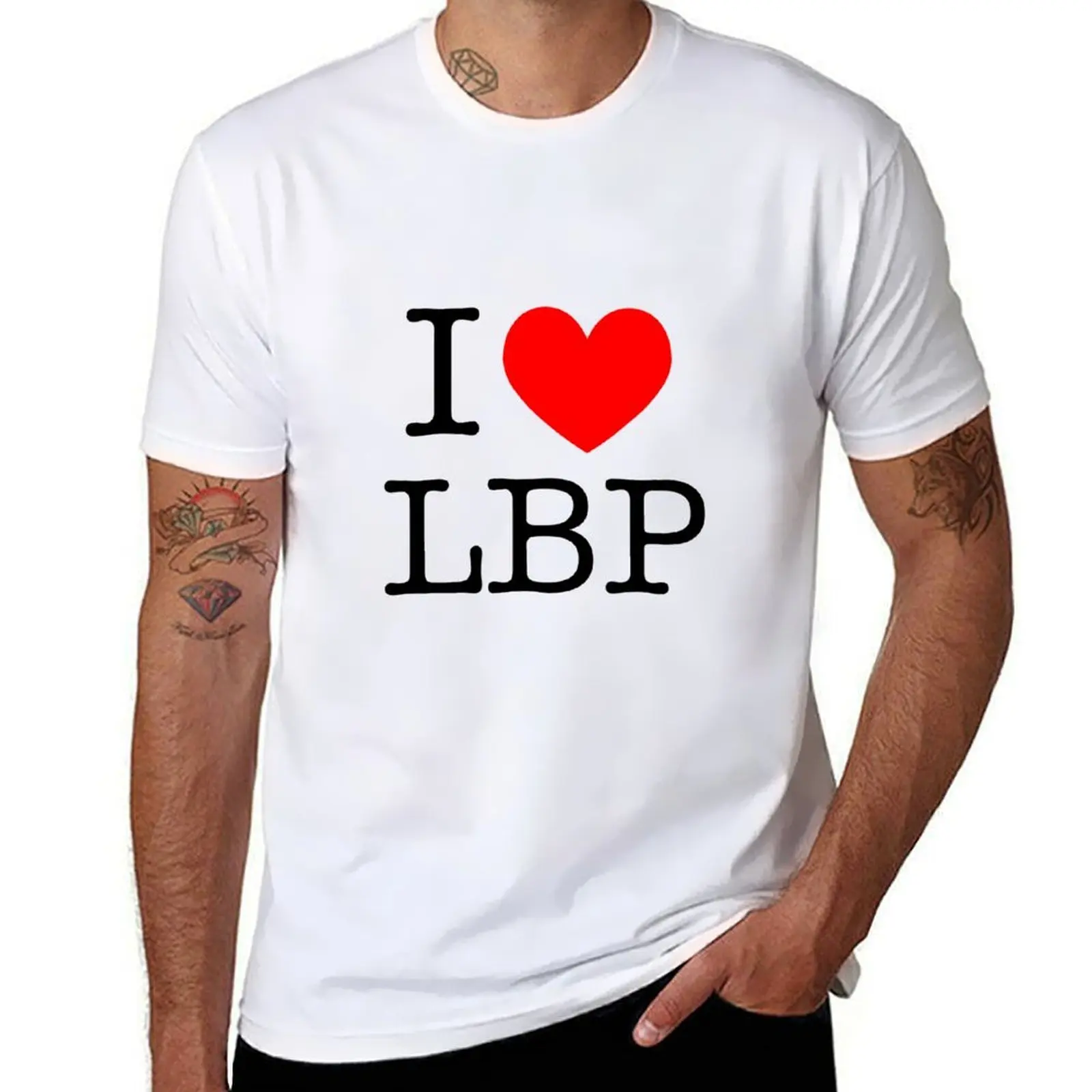 I love LBP T-Shirt man t shirt designer t shirts cotton 100% T-Shirt 
I love LBP T-Shirt man t shirt designer t shirts cotton 100% T-Shirt
