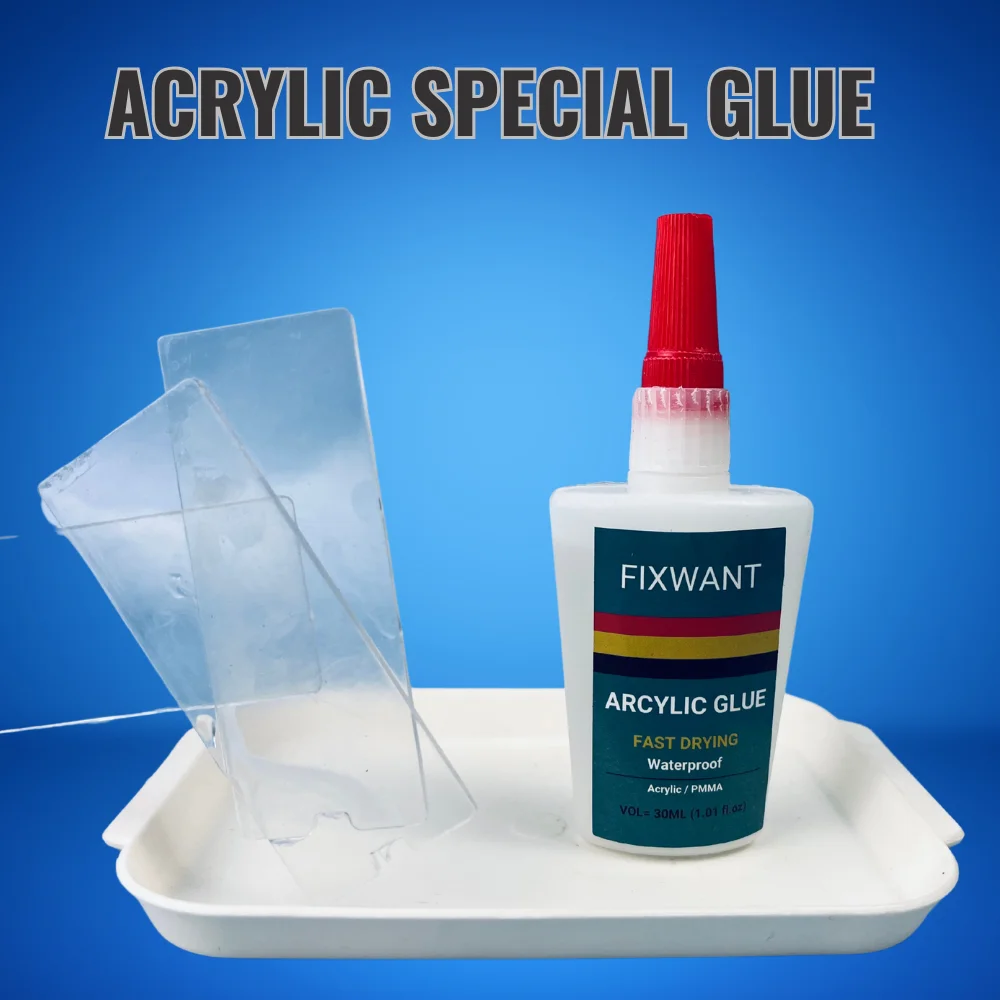 30ML FIXWANT Transparent Acrylic Glue High Strength Waterproof Instant Adhesive PMMA ABS Plexiglass PVC Plastic PP PC Bonding
30ML FIXWANT Transparent Acrylic Glue High Strength Waterproof Instant Adhesive PMMA ABS Plexiglass PVC Plastic PP PC Bonding