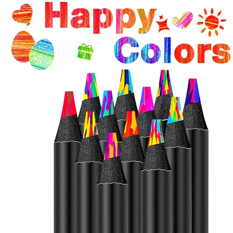 12/24/36 шт. цветные карандаши Jumbo Rainbow Gradient — яркие многоцветные деревянные карандаши для взрослых, идеально подходят для рисования
12/24/36 шт. цветные карандаши Jumbo Rainbow Gradient — яркие многоцветные деревянные карандаши для взрослых, идеально подходят для рисования