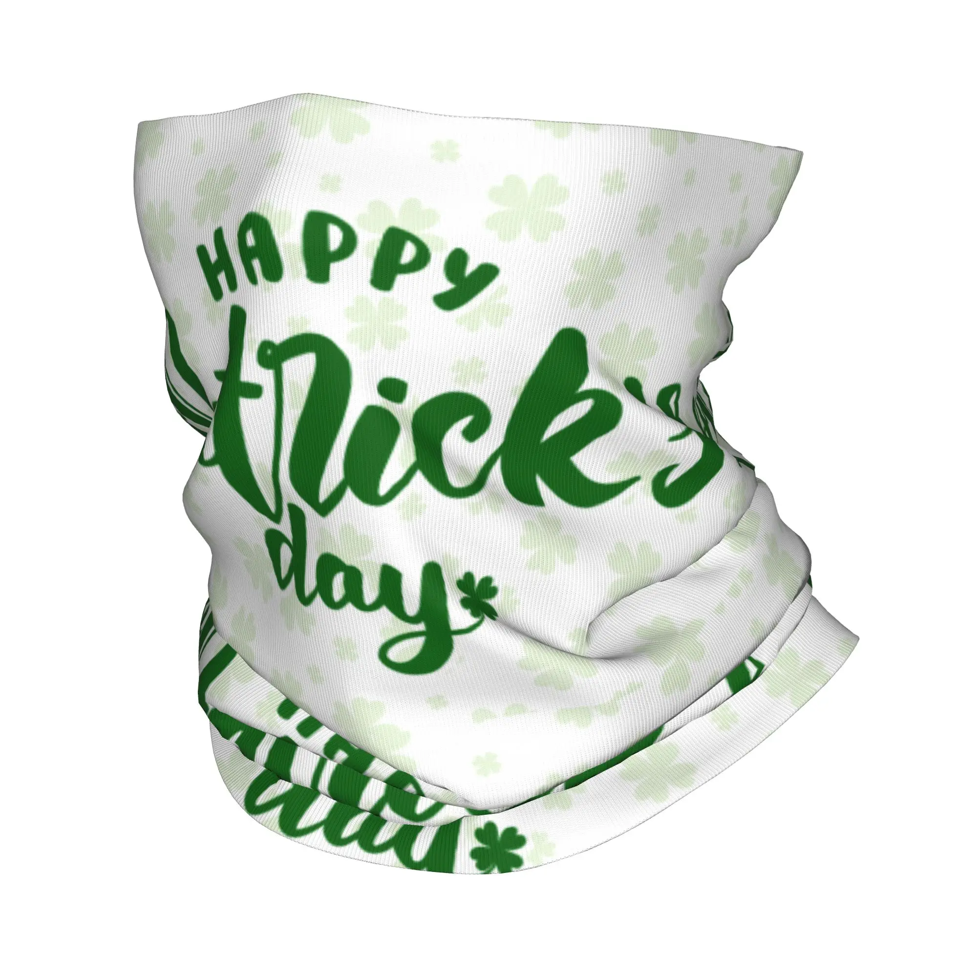 Happy St Patrick's Day Bandana Neck Gaiter Printed Irish Green Lucky Shamrock Wrap Scarf Warm Face Mask Hiking for Men Women
Happy St Patrick's Day Bandana Neck Gaiter Printed Irish Green Lucky Shamrock Wrap Scarf Warm Face Mask Hiking for Men Women