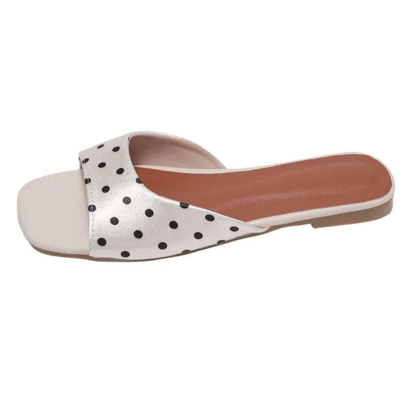 Women Open Toe Polka Dot Slippers Fashion Slip On Ladies Comfort Outdoor Flats Dress Slides 2026 New Summer Fashion
Women Open Toe Polka Dot Slippers Fashion Slip On Ladies Comfort Outdoor Flats Dress Slides 2026 New Summer Fashion
