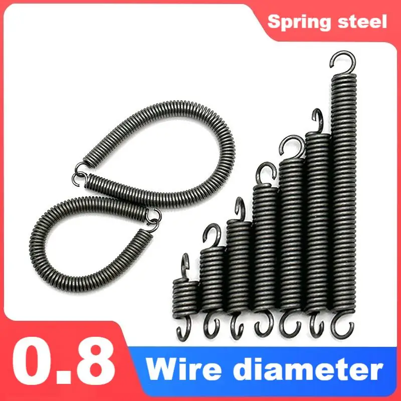 Spring steel tension spring,Small retractor spring with hook,Wire Dia0.8mm,Outer Dia4.5/6/7/8/10mm,Length20-160mm.
Spring steel tension spring,Small retractor spring with hook,Wire Dia0.8mm,Outer Dia4.5/6/7/8/10mm,Length20-160mm.