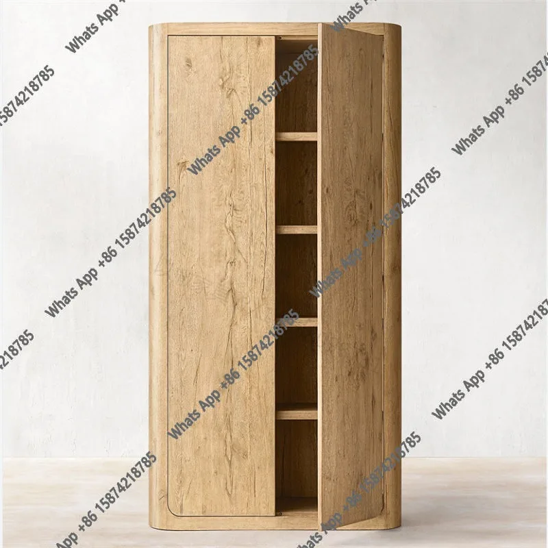 American solid wood oak bedroom wardrobe wabi wind bookcase modern simple living room decorative cabinet American dining side
American solid wood oak bedroom wardrobe wabi wind bookcase modern simple living room decorative cabinet American dining side