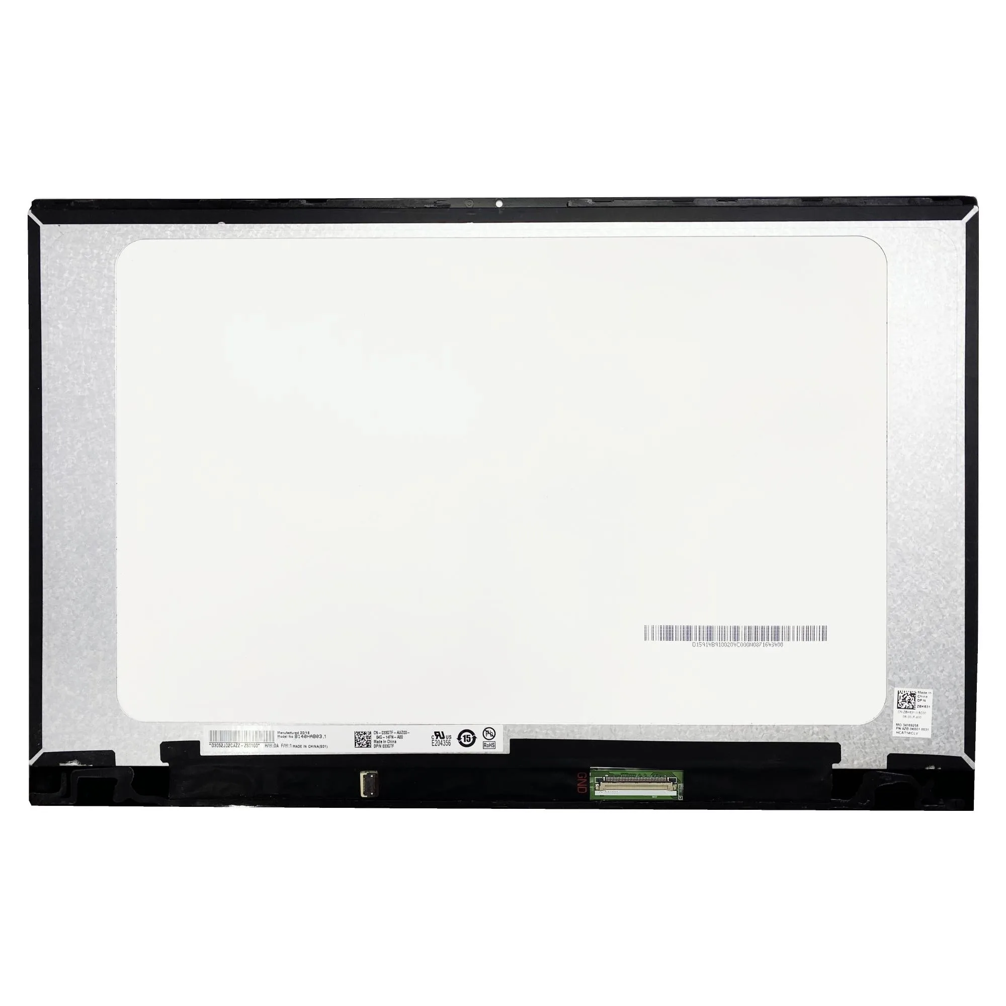 B140HAB03.1 14.0'' Laptop LCD Screen Digitizer Assembly for Dell inspiron 5400 2 in1 No-Frame
B140HAB03.1 14.0'' Laptop LCD Screen Digitizer Assembly for Dell inspiron 5400 2 in1 No-Frame