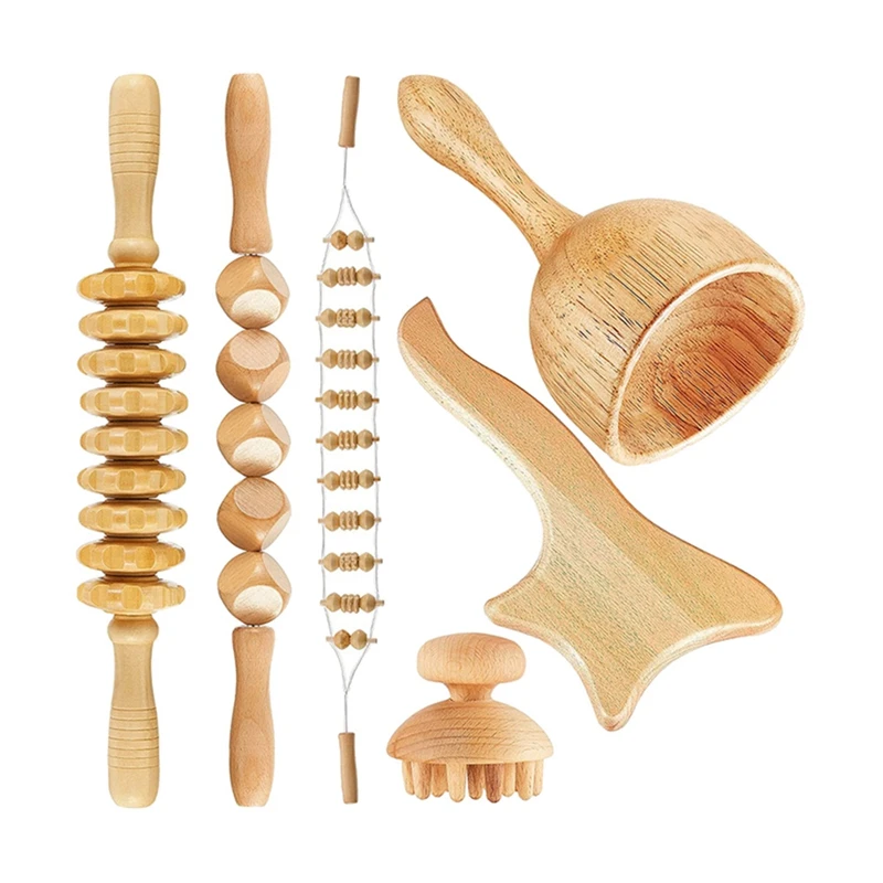 6Pcs/Set Wood Therapy Massage Tools For Body Shaping,Fascia Lymphatic Drainage Massager Body Roller Therapy
6Pcs/Set Wood Therapy Massage Tools For Body Shaping,Fascia Lymphatic Drainage Massager Body Roller Therapy