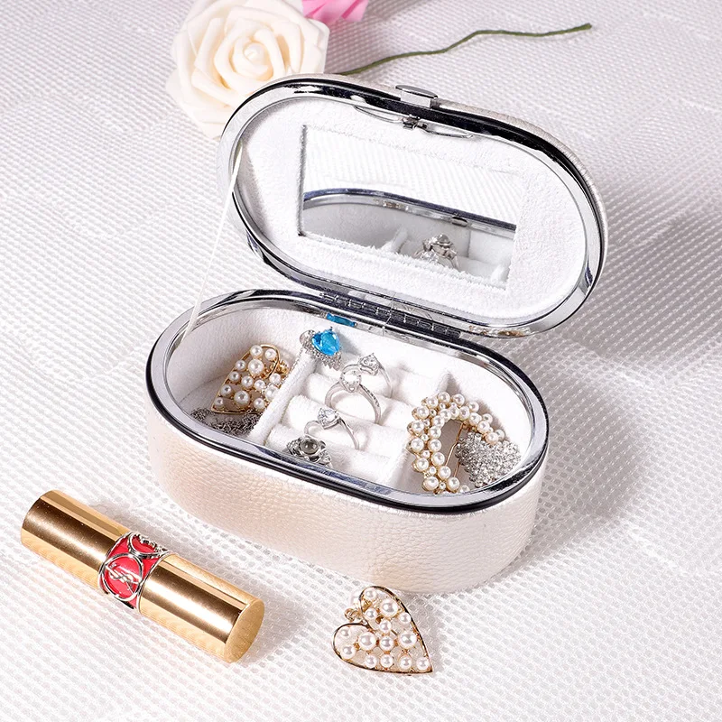 Exquisite Travel Jewelry Box Women Leather Rectangle Packaging Necklace Rings Earrings Storage Organizer Display Gift Boxes Case
Exquisite Travel Jewelry Box Women Leather Rectangle Packaging Necklace Rings Earrings Storage Organizer Display Gift Boxes Case