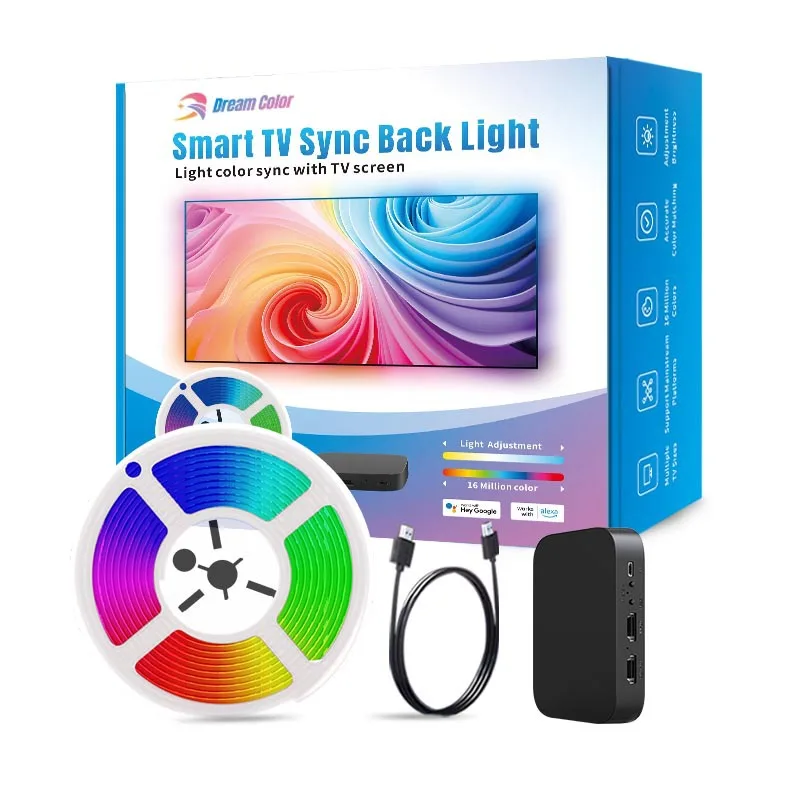 Intelligent graffiti app, computer background light, TV HDMI screen synchronization light, voice control, same screen ambient 
Intelligent graffiti app, computer background light, TV HDMI screen synchronization light, voice control, same screen ambient