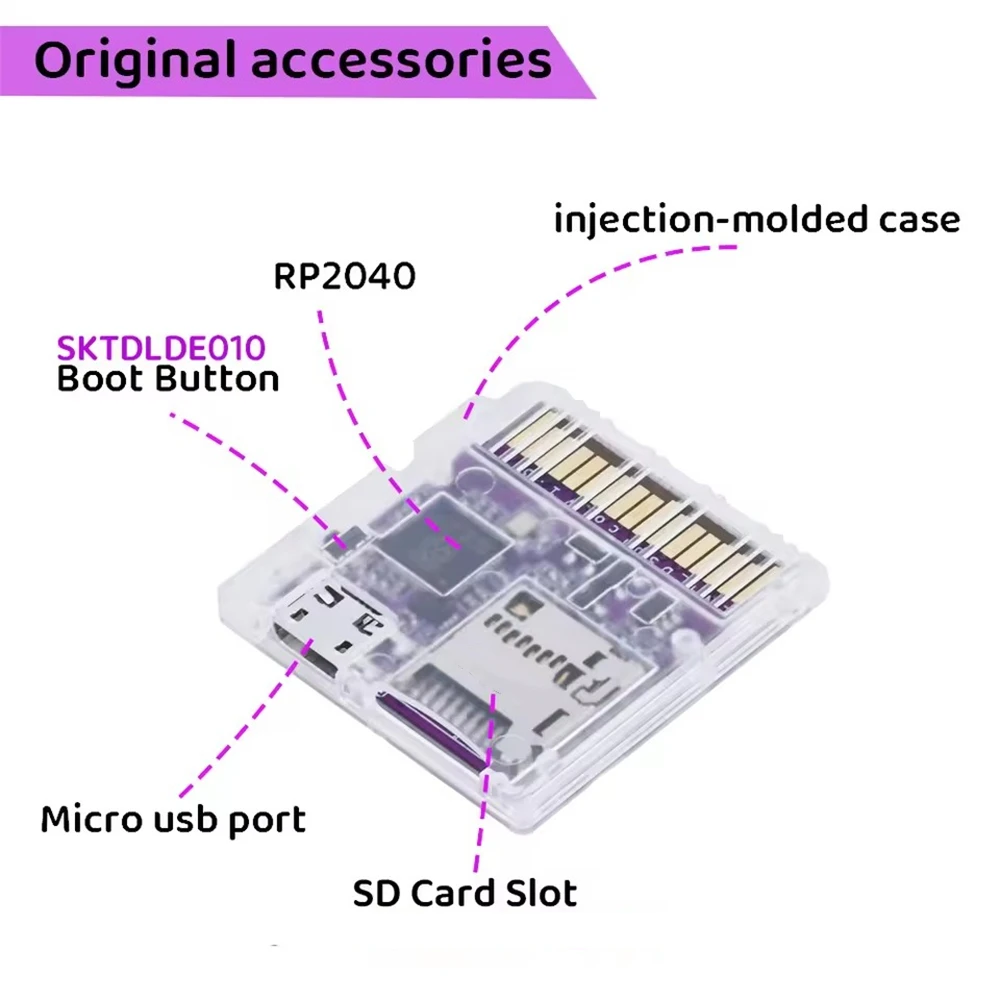 Прозрачный пластиковый корпус для картриджа DSpico Game Card Reader с оригинальной платой (PCB) для консолей NDS, NDSL, DSi, 3DS
Прозрачный пластиковый корпус для картриджа DSpico Game Card Reader с оригинальной платой (PCB) для консолей NDS, NDSL, DSi, 3DS