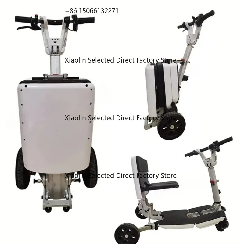 Three Wheel Stand up Electric Scooter Suitcase Box Scooter Mobility
Three Wheel Stand up Electric Scooter Suitcase Box Scooter Mobility