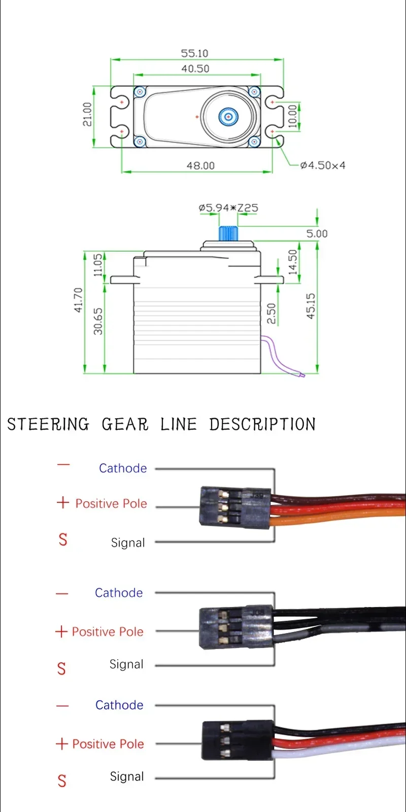 Водонепроницаемый IP68 RC сервопривод 35 кг, цельнометаллическая спиральная металлическая шестерня, цифровые сервоприводы для радиоуправляемых аксессуаров 1/8 1/10, игрушечный автомобиль с дистанционным управлением 
Водонепроницаемый IP68 RC сервопривод 35 кг, цельнометаллическая спиральная металлическая шестерня, цифровые сервоприводы для радиоуправляемых аксессуаров 1/8 1/10, игрушечный автомобиль с дистанционным управлением