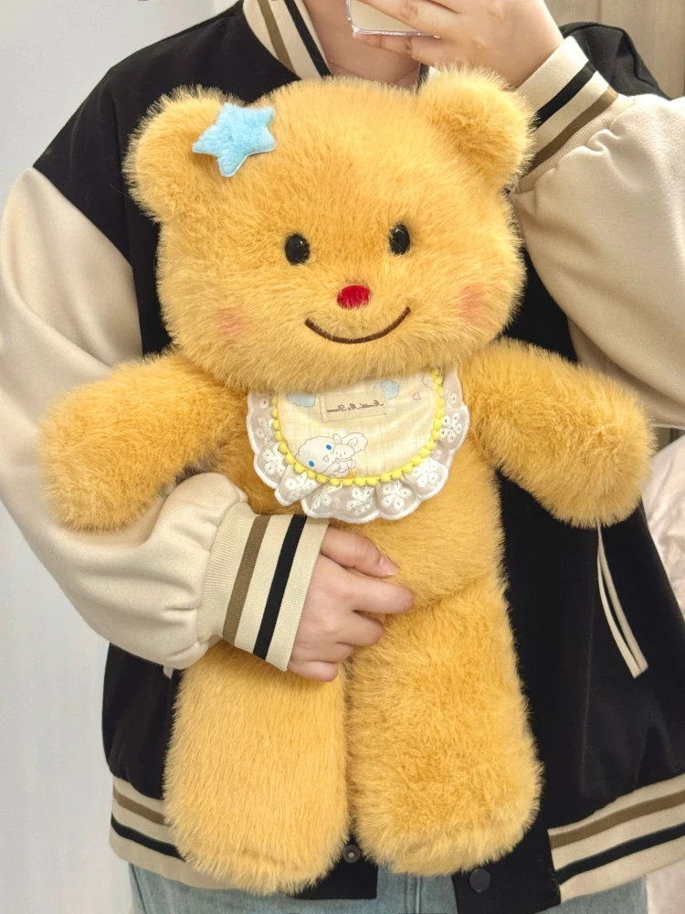 Running creamy yellow bear doll doll sleeping pillow doll plush toy birthday gift girl
Running creamy yellow bear doll doll sleeping pillow doll plush toy birthday gift girl
