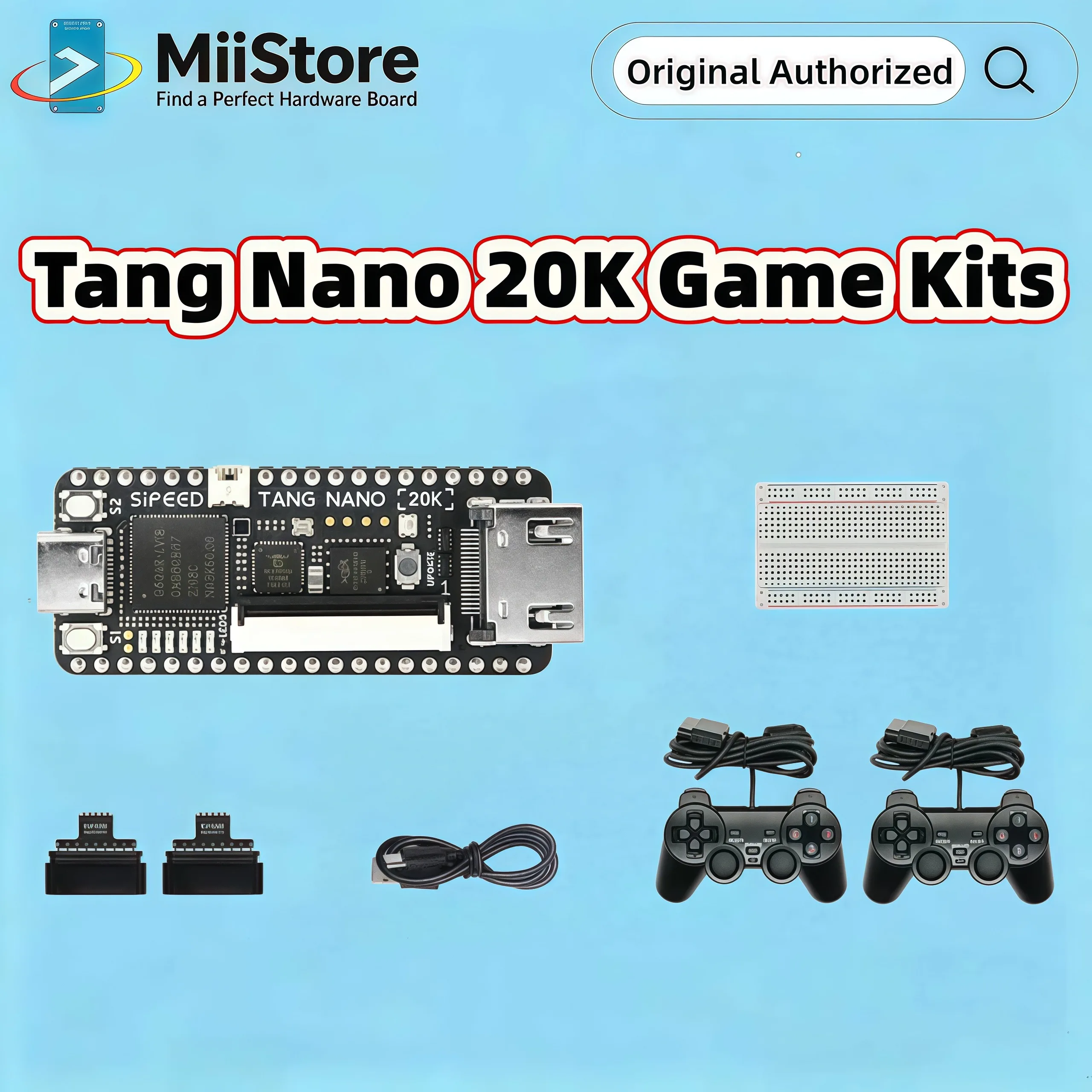 Sipeed Tang Nano 20K Game Kits FPGA RISCV Linux Board
Sipeed Tang Nano 20K Game Kits FPGA RISCV Linux Board