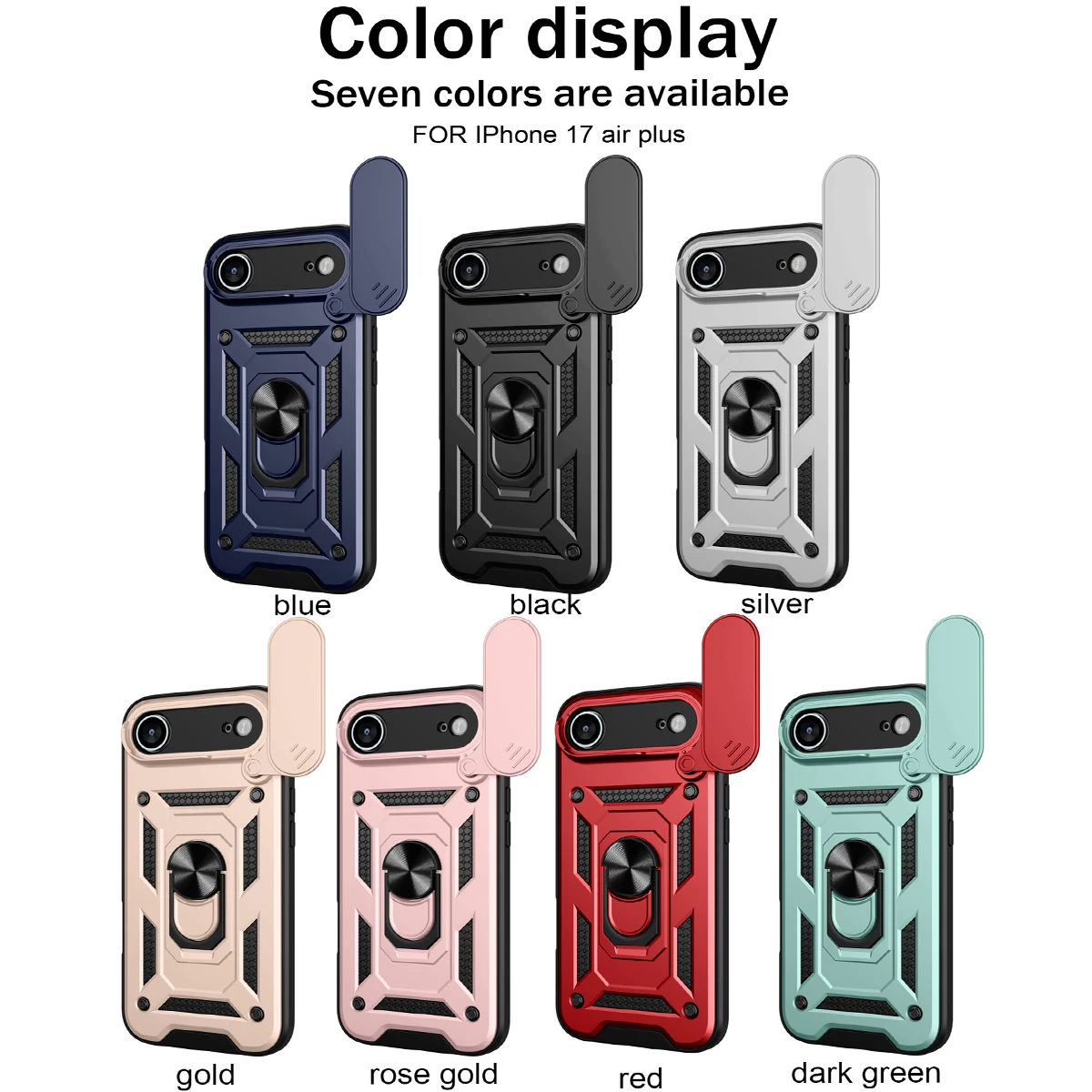 Противоударный чехол для телефона Armor Defender для iPhone 17, air Plus 17 Air Plus Pro Max, жесткий ПК + кронштейн из ТПУ, задняя крышка
Противоударный чехол для телефона Armor Defender для iPhone 17, air Plus 17 Air Plus Pro Max, жесткий ПК + кронштейн из ТПУ, задняя крышка