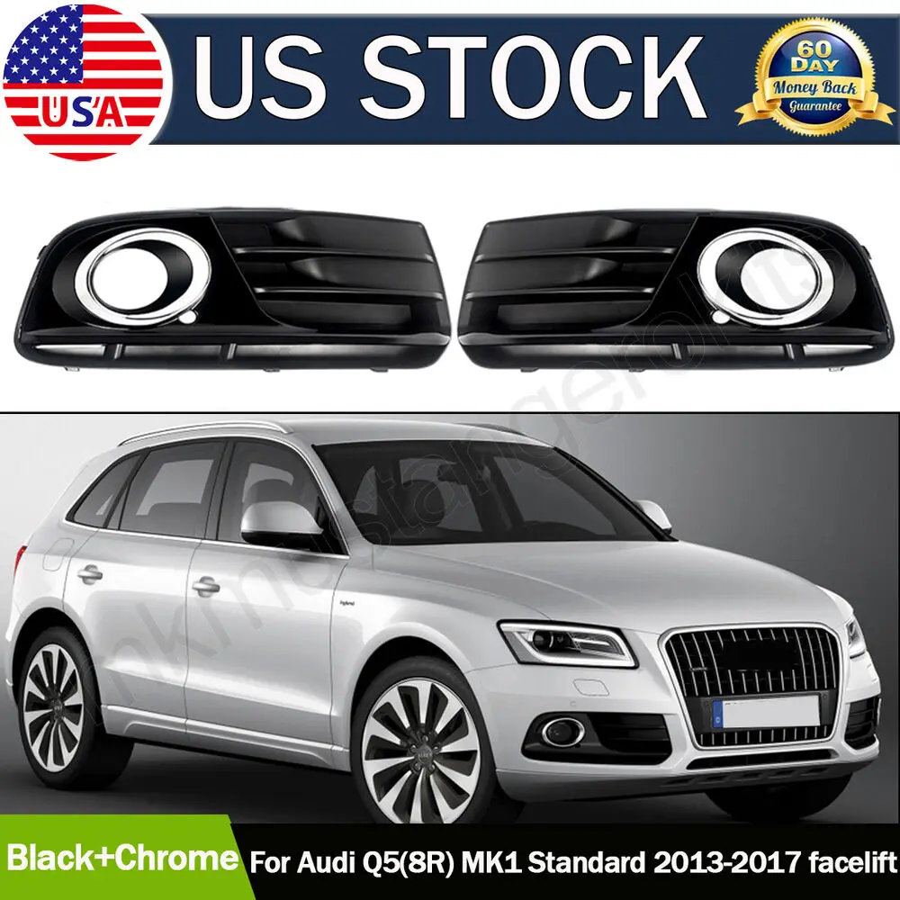 For Audi Q5 2013-2016 Front Bumper Fog Light Covers Bezels Side Grille LH&RH Set
For Audi Q5 2013-2016 Front Bumper Fog Light Covers Bezels Side Grille LH&RH Set