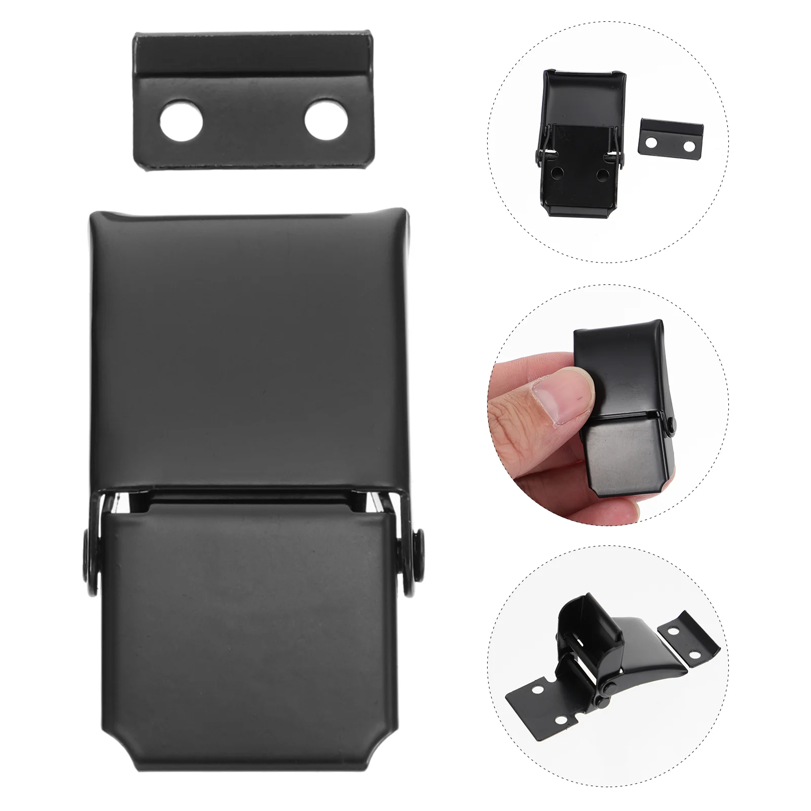 2 Pcs Stainless Steel Buckle Compact Size Latch Toggle Hasp Spring Case Storage Impact Resistant
2 Pcs Stainless Steel Buckle Compact Size Latch Toggle Hasp Spring Case Storage Impact Resistant