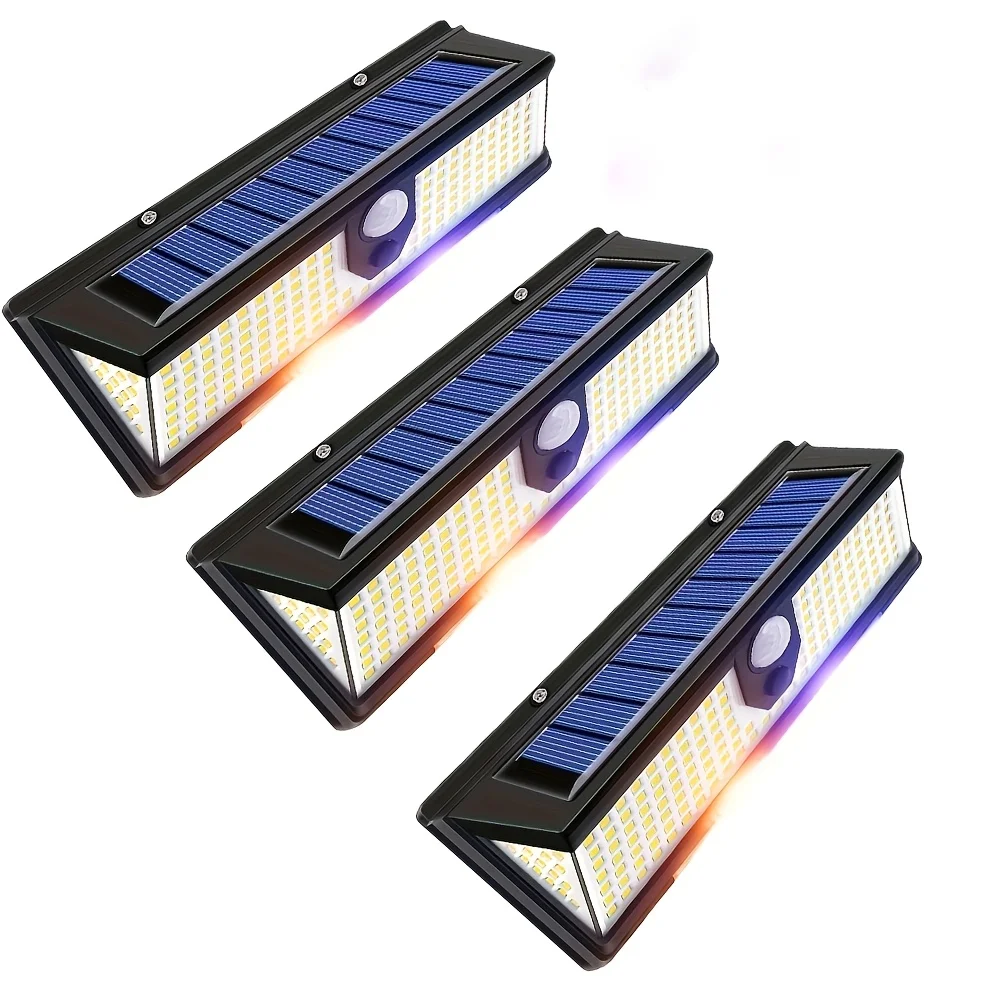Pack High Power 190 LED Solar Lights Outdoor - Motion Activated Security Wall Lights with 4 Modes, IP44 Waterproof for Rear Door/Stairs/Driveway (Energy Saving), Solar Lights for Outside, Outdoor Solar Lights Waterproof, Motion Sensor Solar Lights
Pack High Power 190 LED Solar Lights Outdoor - Motion Activated Security Wall Lights with 4 Modes, IP44 Waterproof for Rear Door/Stairs/Driveway (Energy Saving), Solar Lights for Outside, Outdoor Solar Lights Waterproof, Motion Sensor Solar Lights